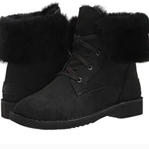 Women's Black Fur-Lined Boots